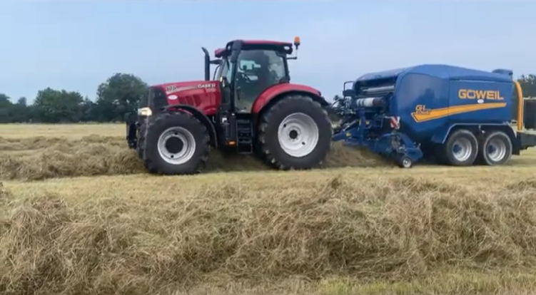 Baling Haylage Baling Haylage