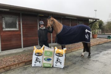 Susan with KosiBed and Haylage